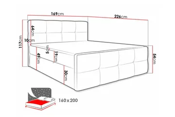 Derry Sängram 160x200 cm - Products - Möbler - Säng - Sängram & sängstomme