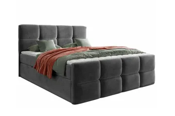 Derry Sängram 180x200 cm Dark grey - Products - Möbler - Säng - Sängram & sängstomme