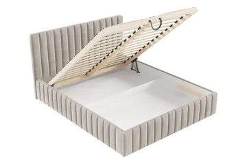 Desio Förvaringssäng 160x200 cm - Brun - Products - Möbler - Säng - Säng med förvaring