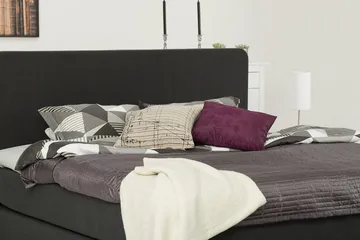 Dolly Kontinentalsäng 160x200 cm - Mörkgrå - Products - Möbler - Säng - Kontinentalsäng