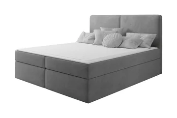 Garris Sängpaket Kontinentalsäng 160x200 cm, Grå