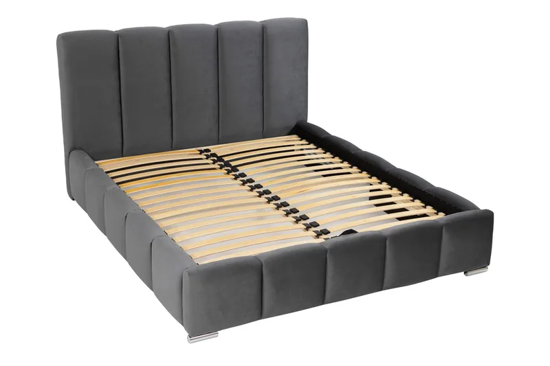 Gioia Förvaringssäng 160x200 cm - Svart - Products - Möbler - Säng - Säng med förvaring