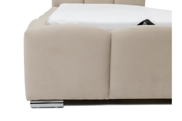 Gioia Sängram med Förvaring 90x200 cm - Beige - Products - Möbler - Säng - Sängram & sängstomme