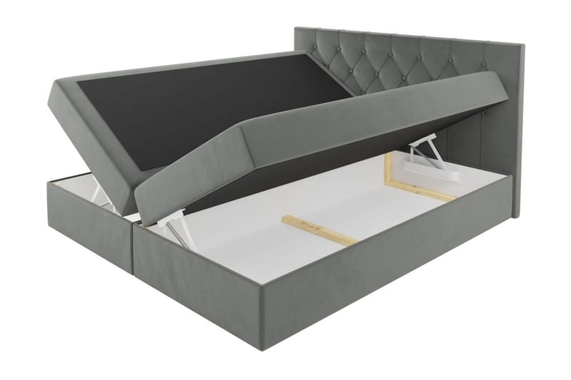 Jitendera Sängpaket Kontinentalsäng 140x200 cm med Förvaring - Beige - Products - Möbler - Säng - Komplett sängpaket