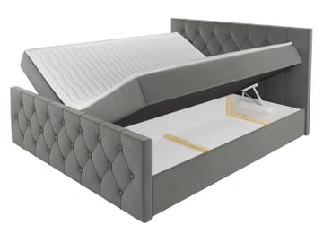 Jitendra Sängpaket Kontinentalsäng 160x200 cm med Förvaring - Grön - Products - Möbler - Säng - Komplett sängpaket