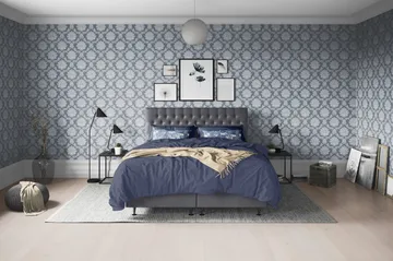 Joluma Sängpaket Fast 120x200 cm - (+Fler val) 120x200 cm Mörkgrå - Products - Möbler - Säng - Kontinentalsäng