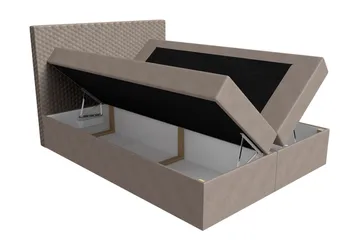 Laargard Kontinentalsäng medFörvaring 120x200 - Beige - Products - Möbler - Säng - Säng med förvaring