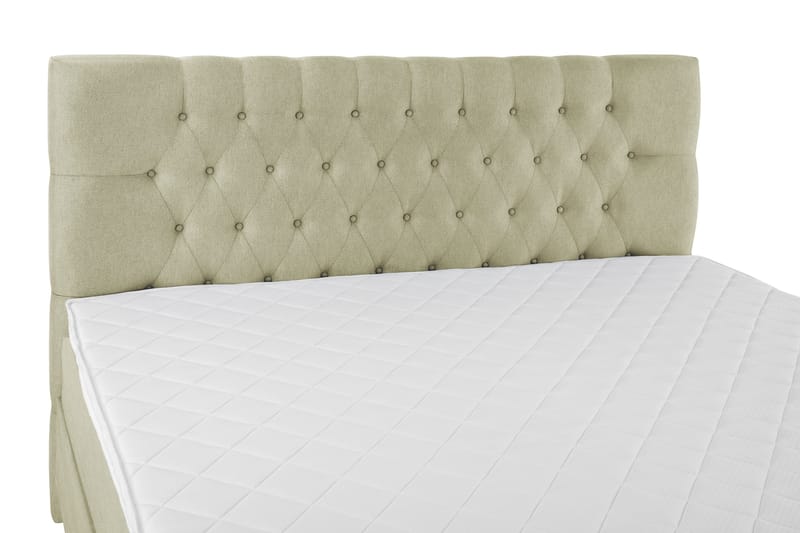 Lucky Komplett Sängpaket 180x200 Skum Diamant Sänggavel - Grön - Products - Möbler - Säng - Kontinentalsäng