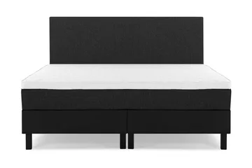 Utan sänggavel - Svart/Grå/PU