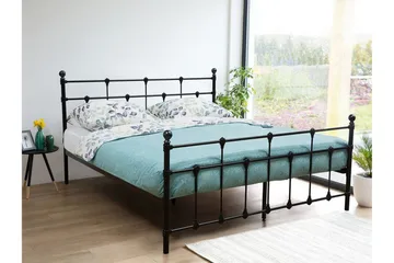 Mayford Sängram 140x200 cm - Svart - Products - Möbler - Säng - Sängram & sängstomme