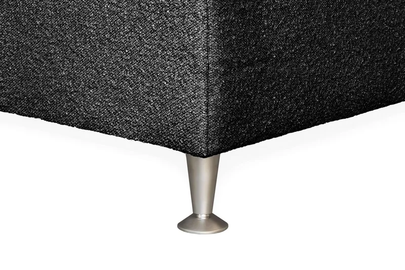 Oslo Lyx Kontinentalsäng 140 knappar loop 20 - Svart - Products - Möbler - Säng - Kontinentalsäng