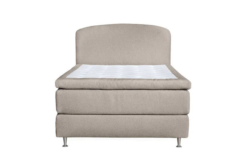 Oslo Lyx Sängpaket 140 curved loop 3, Beige