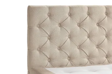 Oslo Lyx Sängpaket Kontinentalsäng 140x200 cm - Beige - Products - Möbler - Säng - Kontinentalsäng