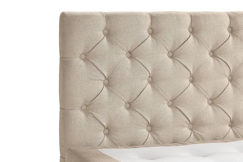 Oslo Lyx Sängpaket Kontinentalsäng 140x200 cm - Beige - Products - Möbler - Säng - Kontinentalsäng