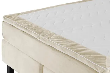 Princess Kontinentalsäng 120x200cm - Beige/Sammet - Products - Möbler - Säng - Kontinentalsäng