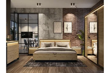 Rathmore Sängram 180x200 cm - Svart - Products - Möbler - Säng - Sängram & sängstomme