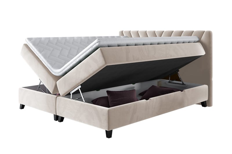 Romanza Sängpaket Kontinentalsäng 160x200 cm - Grå - Products - Möbler - Säng - Komplett sängpaket