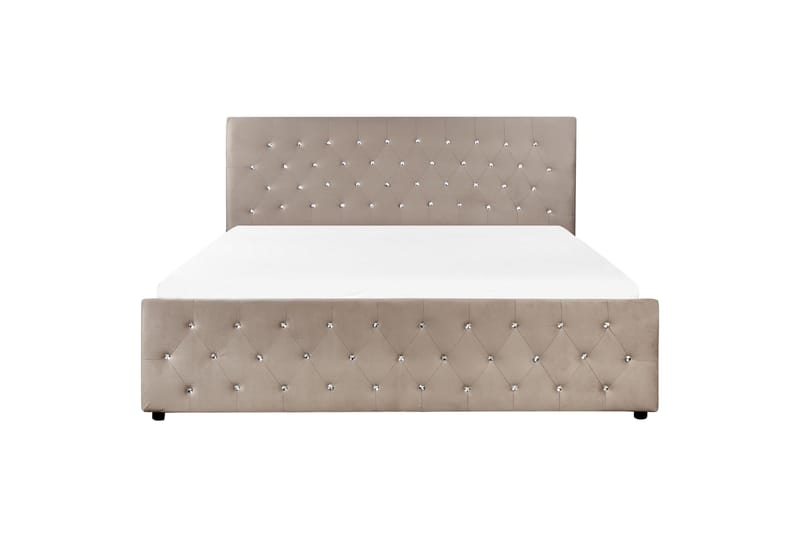 Saleux Sängram 180x200 cm - Taupe - Products - Möbler - Säng - Säng med förvaring