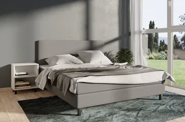 Select No 1 Kontinentalsäng 210x210 - Ljusgrå - Products - Möbler - Säng - Kontinentalsäng
