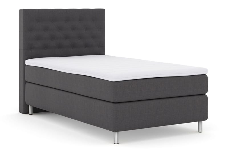 Select No 3 Komplett Sängpaket 120x200 Medium - Mörkgrå/Metall - Products - Möbler - Säng - Enkelsäng
