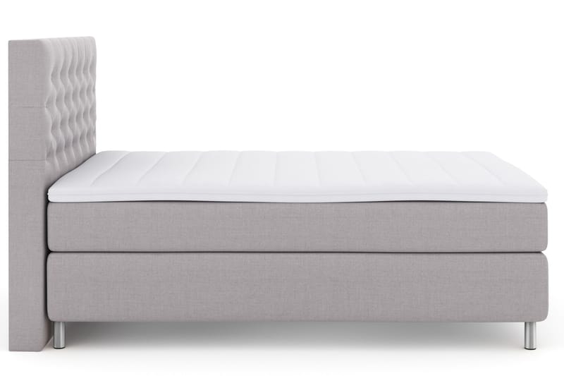 Select No 3 Komplett Sängpaket 140x200 Fast - Ljusgrå/Metall - Products - Möbler - Säng - Kontinentalsäng