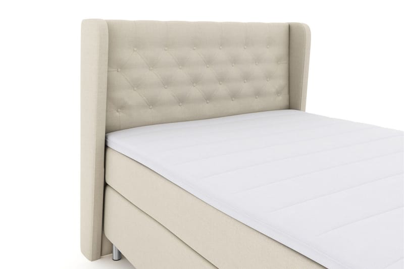 Select No 3 Komplett Sängpaket 160x200 Fast - Beige/Metall - Products - Möbler - Säng - Kontinentalsäng