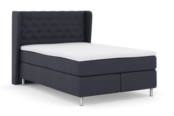 Select No 3 Komplett Sängpaket 160x200 Fast - Blå/Metall - Products - Möbler - Säng - Kontinentalsäng