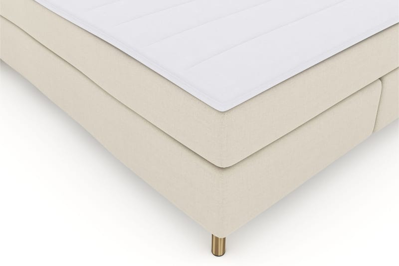 Select No 3 Komplett Sängpaket 210x210 Fast/Medium - Beige/Koppar - Products - Möbler - Säng - Kontinentalsäng