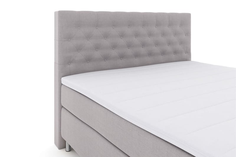 Select No 3 Komplett Sängpaket 210x210 Medium - Ljusgrå/Metall - Products - Möbler - Säng - Kontinentalsäng