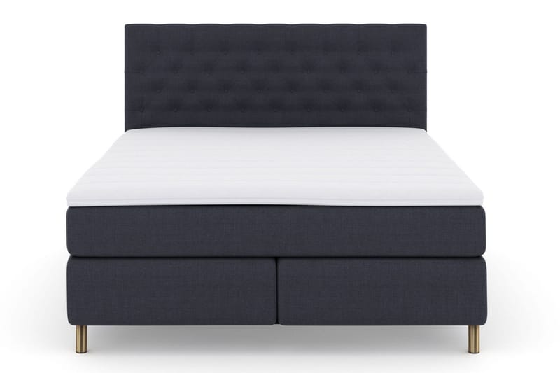 Select No 3 Kontinentalsäng 180x200 Fast/Medium, Blå/Koppar