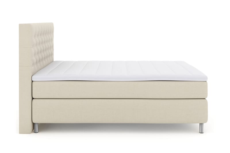 Select No 3 Kontinentalsäng 210x210 Fast - Beige/Metall - Products - Möbler - Säng - Kontinentalsäng