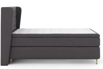 Select No 4 Komplett Sängpaket 120x200 Fast - Mörkgrå/Guld - Products - Möbler - Säng - Enkelsäng