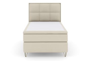 Select No 4 Komplett Sängpaket 120x200 Medium - Beige/Metall V-form - Products - Möbler - Säng - Enkelsäng
