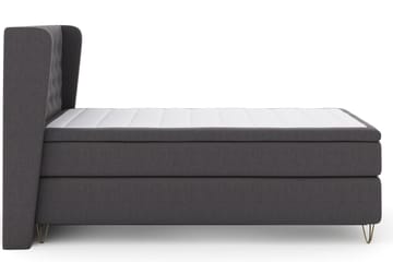 Select No 4 Komplett Sängpaket 120x200 Medium - Mörkgrå/Metall V-form - Products - Möbler - Säng - Enkelsäng