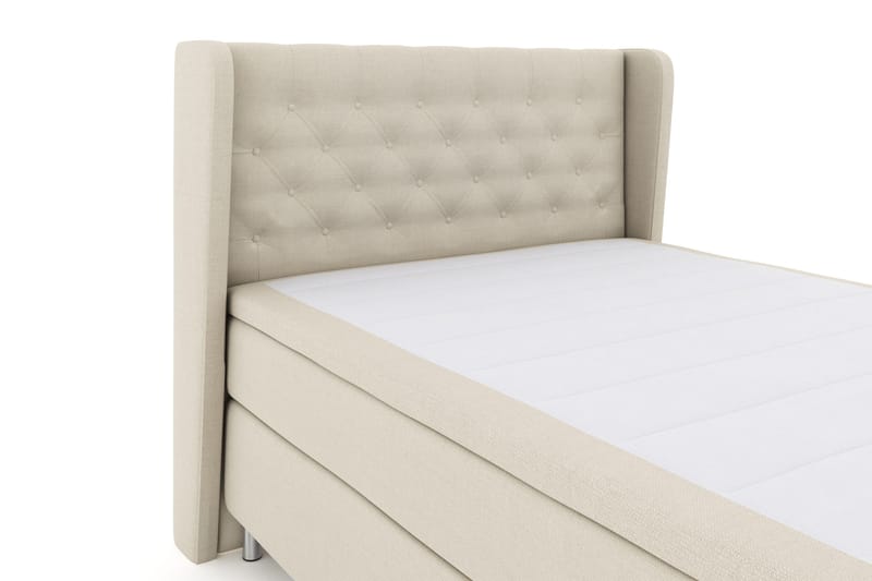 Select No 4 Komplett Sängpaket 140x200 Fast - Beige/Metall - Products - Möbler - Säng - Kontinentalsäng