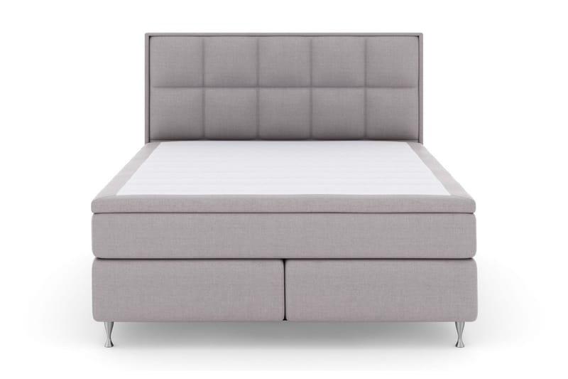 Select No 4 Komplett Sängpaket 160x200 Fast, Ljusgrå/Silver