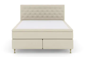 Select No 4 Komplett Sängpaket 180x200 Fast - Beige/Guld - Products - Möbler - Säng - Kontinentalsäng