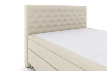 Select No 4 Kontinentalsäng 180x200 Fast/Medium - Beige/Metall - Products - Möbler - Säng - Kontinentalsäng