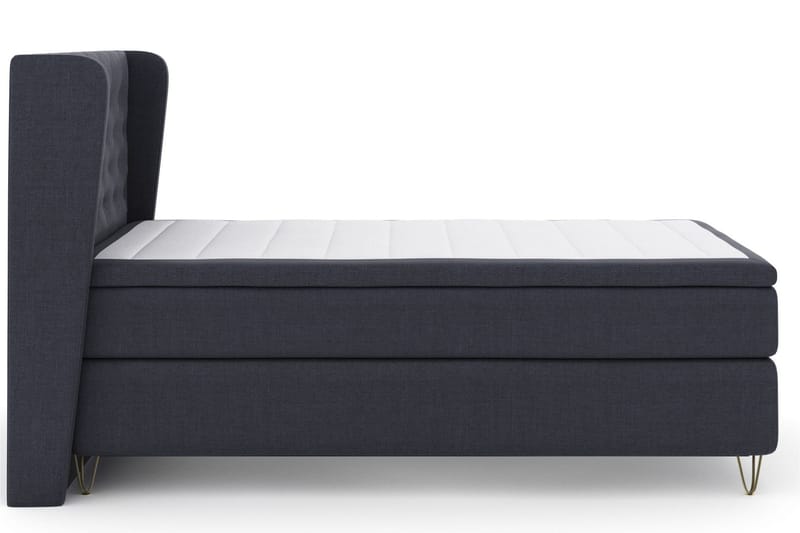 Select No 5 Komplett Sängpaket 120x200 Fast Watergel - Blå/Metall V-form - Products - Möbler - Säng - Enkelsäng