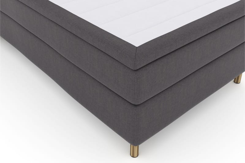 Select No 5 Komplett Sängpaket 120x200 Fast Watergel - Mörkgrå/Koppar - Products - Möbler - Säng - Enkelsäng