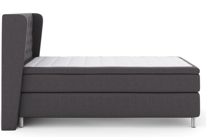 Select No 5 Komplett Sängpaket 120x200 Medium Watergel - Mörkgrå/Metall - Products - Möbler - Säng - Enkelsäng