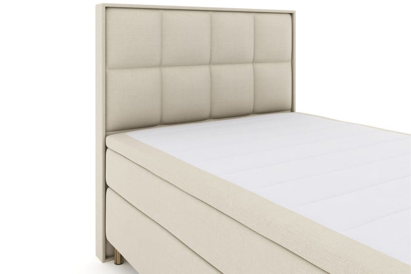 Select No 5 Komplett Sängpaket 140x200 Fast Latex - Beige/Koppar - Products - Möbler - Säng - Kontinentalsäng