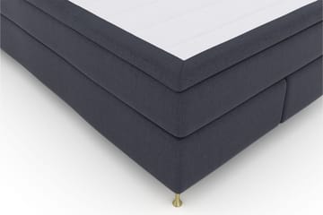 Select No 5 Komplett Sängpaket 160x200 Fast/Medium Latex - Blå/Guld - Products - Möbler - Säng - Kontinentalsäng