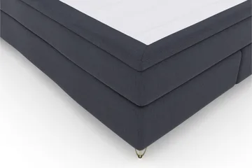 Select No 5 Komplett Sängpaket 180x200 Fast Latex - Blå/Metall V-form - Products - Möbler - Säng - Kontinentalsäng