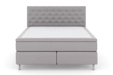Select No 5 Komplett Sängpaket 180x200 Medium Watergel - Ljusgrå/Metall - Products - Möbler - Säng - Kontinentalsäng