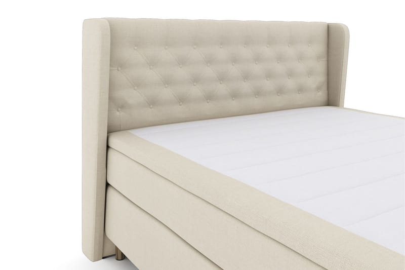 Select No 5 Komplett Sängpaket 210x210 Fast Latex - Beige/Koppar - Products - Möbler - Säng - Kontinentalsäng