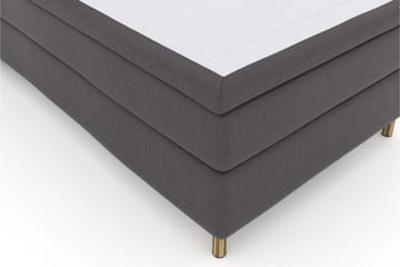 Select No 6 Komplett Sängpaket 120x200 Medium Latex/Memory - Mörkgrå/Koppar - Products - Möbler - Säng - Enkelsäng