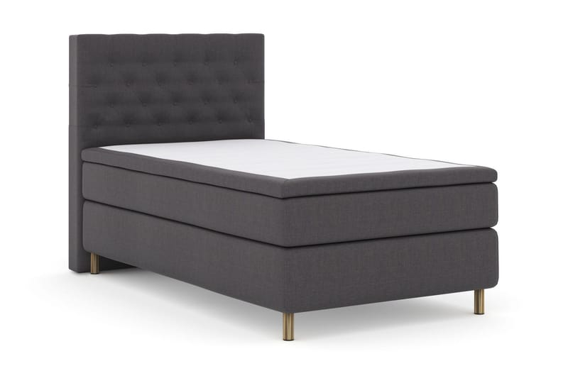 Select No 6 Kontinentalsäng 120x200 Medium Latex/Memory - Mörkgrå/Koppar - Products - Möbler - Säng - Enkelsäng