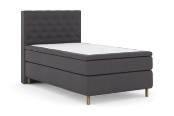 Select No 6 Kontinentalsäng 120x200 Medium Memory/Pocket - Mörkgrå/Koppar - Products - Möbler - Säng - Enkelsäng