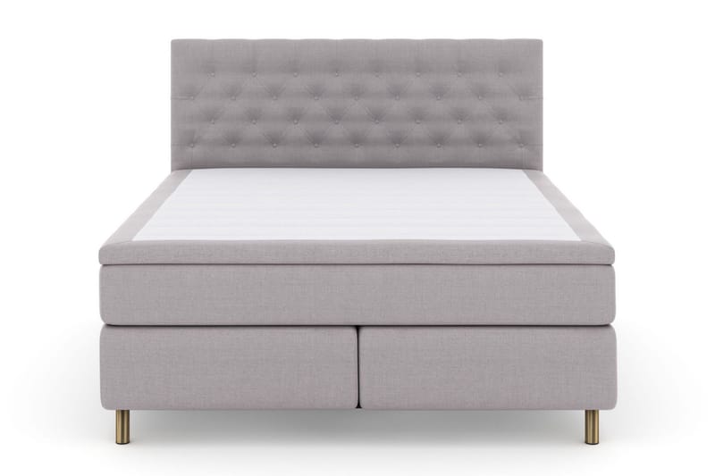 Select No 6 Kontinentalsäng 160x200 Fast Watergel - Ljusgrå/Koppar - Products - Möbler - Säng - Kontinentalsäng